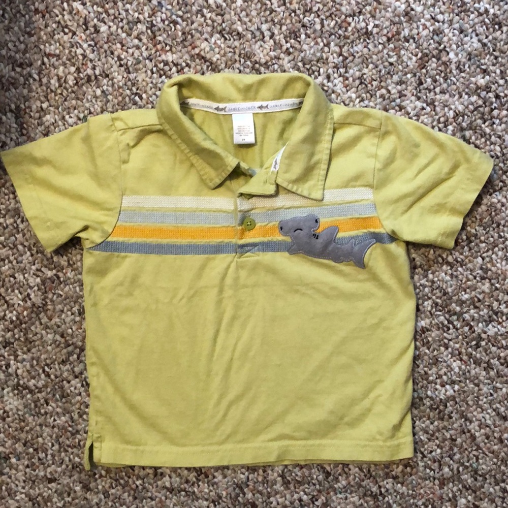 Janie and Jack 3T Shark shirt